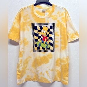 𝅺THE Simpsons Graphic Tye Dye T-Shirt - Size XL